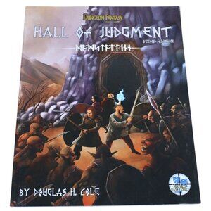 Hall Of Judgment 2nd Edition by Douglas Cole GURPS Dungeon Fantasy Softcover RPG